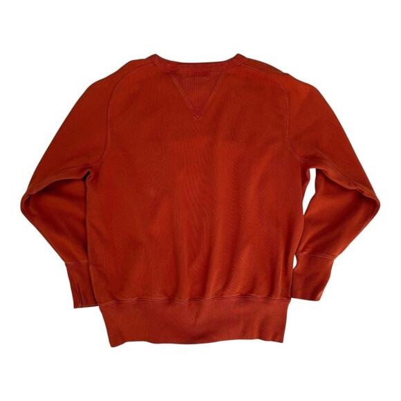 LVC Bay Meadows Double V Burnt Orange 50’s Style Sweatshirt Medium Levi's - Picture 2 of 5